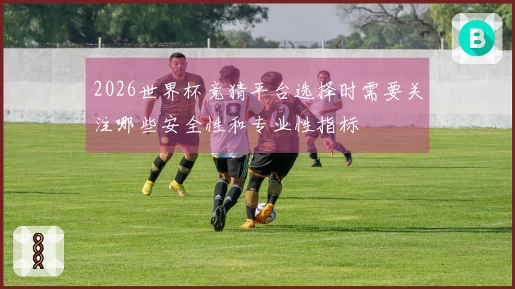 2026世界杯竞猜平台选择时需要关注哪些安全性和专业性指标